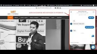 How to add Facebook Messenger to your website in Hindi