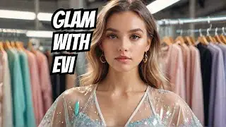 [4K] Transparent Try On Haul | Get Ready With Evi (2024)