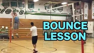 How To BOUNCE A VOLLEYBALL (Volleyball Tutorial)