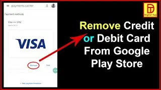 How to remove debit card or Credit card from Google Play Store in Hindi