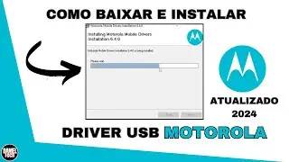 Como baixar e instalar driver da motorola / baixar driver usb motorola (Passo á passo 2024)