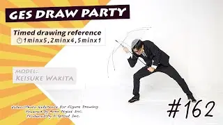 GESture DRAWing Party : #162 Keisuke Wakita/脇田 圭佑　－Video/Photo Reference for Figure Drawing－