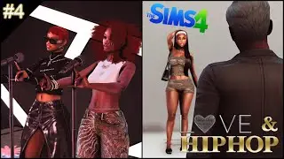 A DAY IN THE LIFE OF A MODEL, & KM'S 1ST GIG! 🎤 LOVE & HIP HOP: OASIS SPRINGS ❤️🎵 • THE SIMS 4 EP. 4