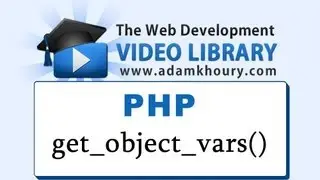 PHP Tutorial - get_object_vars() Function