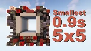 New Smallest 0.9s 5x5 Piston Door / Tutorial and Explanation