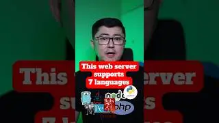 This webserver supports 7 programming languages #webserver