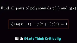 Cracking Putnam problem with ease. With @letsthinkcritically