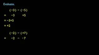 mathtalk - integer subtraction