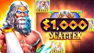 SUPER LUCKY SPUN IN $1000 BONUS! (GATES OF OLYMPUS)