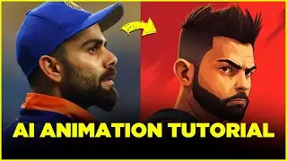 AI Animation Full Tutorial : 2011 Indian WC Themed