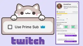 How to Subscribe to Twitch Streamers for Free with Your Amazon Prime Sub! Tutorial