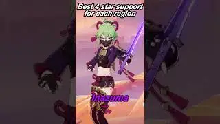 Best 4 star support characters (In my opinion) 