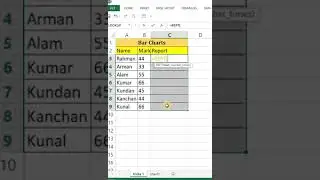 Chart in Excel Tips | Excel Tricks| Excel Chart| Excel Tutorial| #shorts #viral #trending #ytshorts