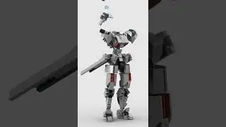 LEGO Mech: C_DRAKE_MRK5 Mecha 🤖 Satisfying Building Animation #shorts #legomech #legomoc