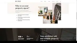 Humz - Property Agent Elementor Template Kit real estate agent