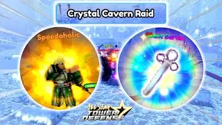 Crystal Cavern Raid | Solo Gameplay | Roblox All Star Tower Defense