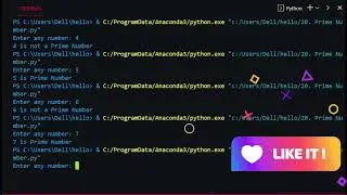 20. To check whether a number is a Prime Number or Not | Python Programming | JAcademy
