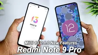 [OFFICIAL] Redmi Note 9 Pro MIUI 13 Update Full Review 😍 15+ New Features | Android 12 Update