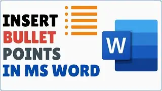 How to Add Bullet Points in Word | Insert Bullet Points in MS Word