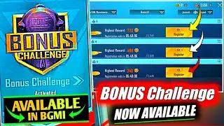Trick To Play Bonus Challenge in BGMI | Finally Bonus Challenge is Back In Bgmi || TEAM HARSHIT BGMI