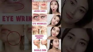 SIMPLE FACE YOGA EXERCISES FOR EYE BAGS, JOWLS, LAUGH LINES, DOUBLE CHIN 