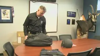 DeWitt Police Department donates ballistic vests, other equipment to soldiers in Ukraine