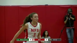 Long three-pointer by Hailey Conley