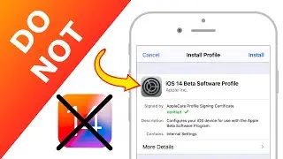 Do not install FREE iOS 14 Public Beta Software now! [IMPORTANT]