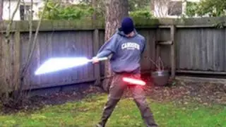 Lightsaber Battle Training - Done with After Effects