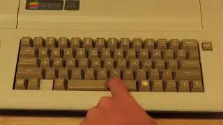 Sound of a vintage apple keyboard