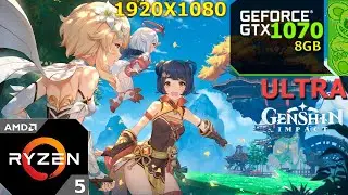 Genshin Impact : GTX 1070 8GB + Ryzen 5 3600