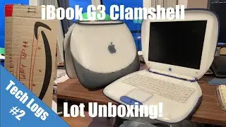 iBook G3 Lot Unboxing! | Tech Logs #2 | Mastergeko4