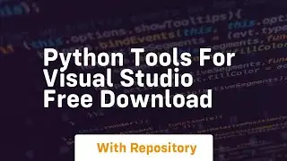 python tools for visual studio free download