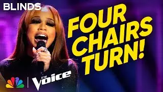 NariYellas Four-Chair Turn Performance of Dreamgirls One Night Only | The Voice Blind Auditions