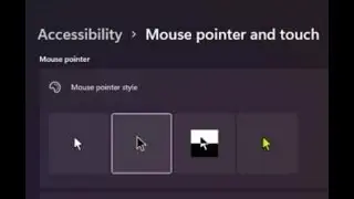 How to set your cursor to dark mode in Windows 11