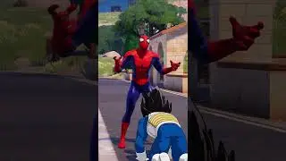 GOKU FIGHTS SPIDER-MAN😳