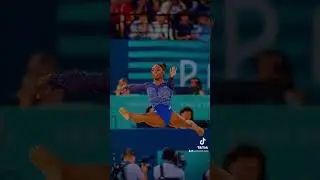 Simone Biles owning her performance on the floor 8/5/2024 Paris France #olympics #olympicgymnastics