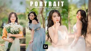 Adobe Lightroom Presets Free Download │ Vivid Portrait Preset │ Lightroom Editing Tutorial!