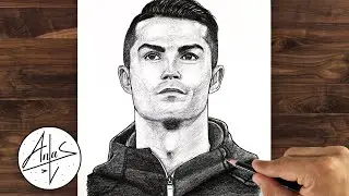 Sketching Cristiano Ronaldo | Drawing Tutorial step by step for beginners