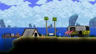 Terraria - Beach Pylon Build