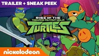 Rise of the Teenage Mutant Ninja Turtles 🗡️ NEW Series OFFICIAL TRAILER w/ Bonus SNEAK PEEK | Nick