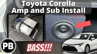 2020 - 2023 + Toyota Corolla Amp and Sub Install