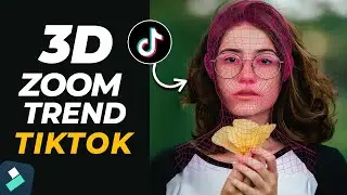 How to do the 3D Zoom effect Trend on TikTok in Filmora