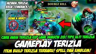 BARU❗ ITEM & BUILD TERIZLA TERSAKIT 2023❗ CARA MAIN COMBO TERIZLA EXP❗ TUTORIAL & GAMEPLAY TERIZLA