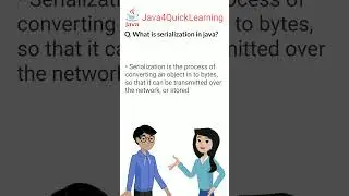 What is serialization in java || 30 Days 30 Questions (30) || Placement Series 