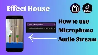 How to use Mircophone Audio Stream in Effect House | Cách sử dụng micro phone trong Effect House