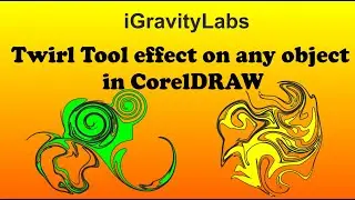 Twirl Tool Effect on any object Tutorial in CorelDRAW 2020