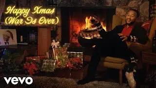 John Legend - Happy Xmas (War Is Over) (Yule Log Video)