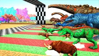 ARK 1 ALL CREATURES RACE | ARK'S FINAL RACE