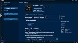 Blackbox VSCode Extension - Code Search